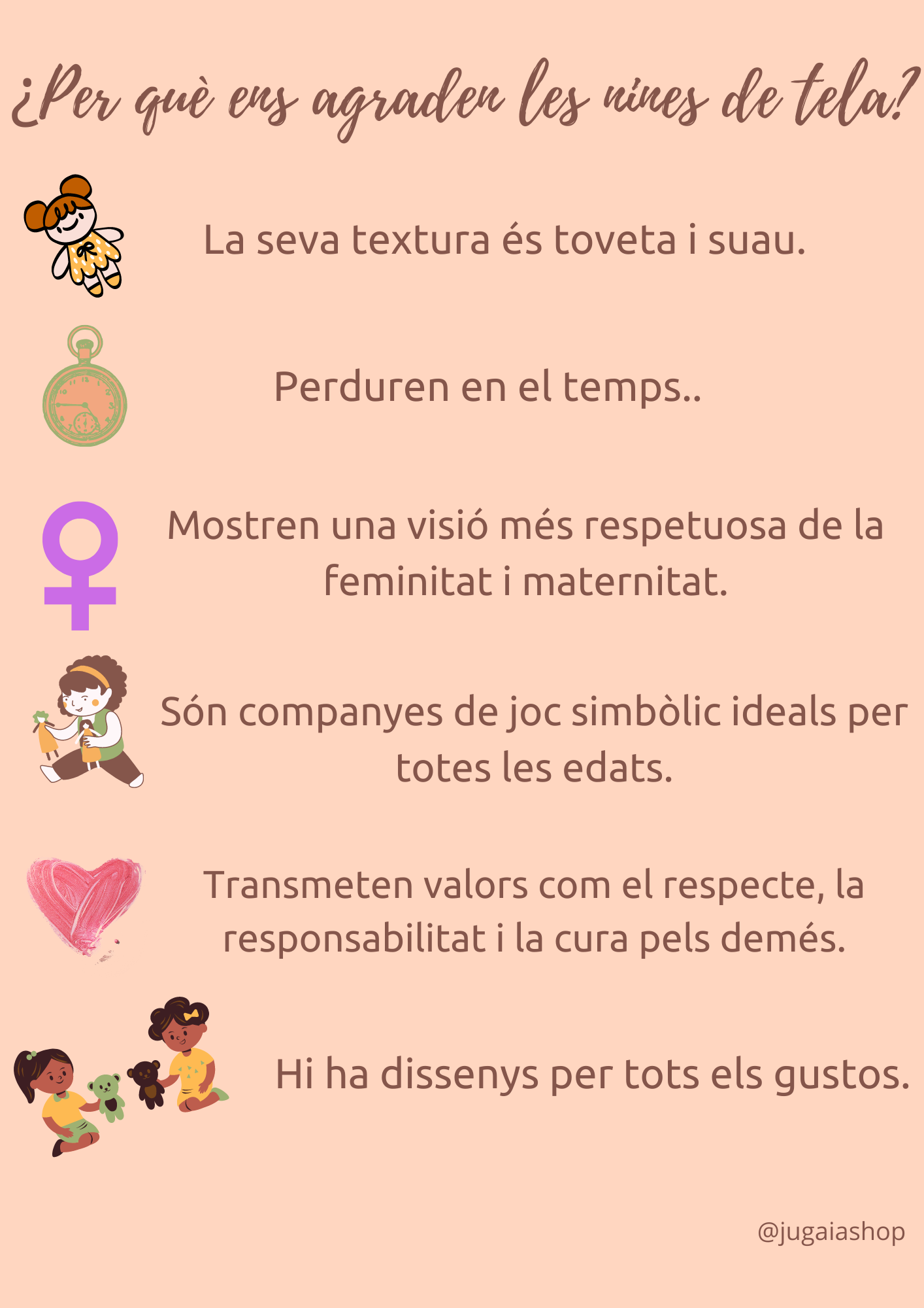 Per què ens agraden les nines de drap?
